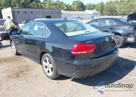 2013 Volkswagen Passat 2.5L Se из США, поврежденный, VIN 1VWBH7A39DC100988